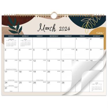 Imagem de Calendário de parede Lafefo 2024-2025, 14,5 x 11 cm, fio duplo