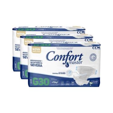 Imagem de Fralda Geriátrica Confort Master Econômico Incontinência, G, 2