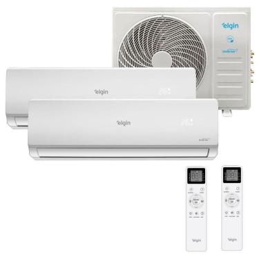 Imagem de Ar Condicionado Bi-Split Elgin 18000 BTUs 1X9000 + 1X12000 Inverter Quente e Frio 220V MTQE18C2CB