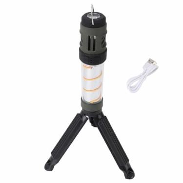 Imagem de Lampada Repelente Lanterna LED Afasta Inseto Mosquito Acampamento USB Bateria Recarregavel Segurança Proteçao