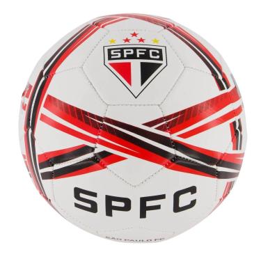 Imagem de Bola De Futebol Campo São Paulo SPFC Estádios 24 Branca-Unissex