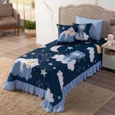 Imagem de Colcha Infantil Solteiro com 6 Peças  CobreLeito 1,70x2,30  Decoração 