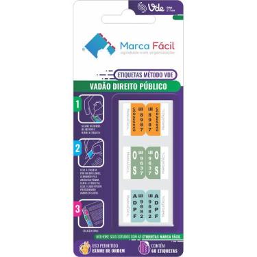 Imagem de Etiquetas Vadão Direito Público - Marca Fácil