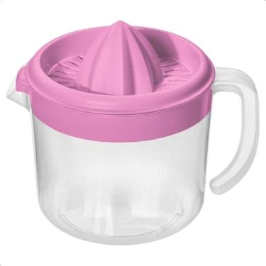 Imagem de Espremedor Manual de Laranja e Limão 1020ml – Espremedor de Frutas com Jarra, Resistente, Vai ao Micro-ondas e Freezer(LILÁS)