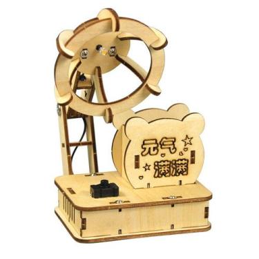 Imagem de Kit de luminária de mesa de madeira Science Experiments para crianças 