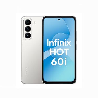 Imagem de Smartphone Infinix Hot 60i, 256GB, 8GB RAM, Tela 6,6, Android 14, Câmera 50MP, Bateria 5000mAh, Dual SIM, Prata