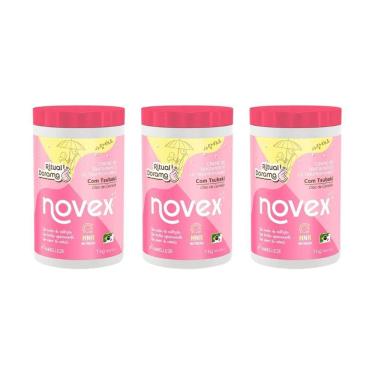 Imagem de Creme De Tratamento Novex 1Kg Ritual Dorama - Kit Com 3Un