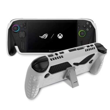 Imagem de Capa para console de jogos portátil ROG Xbox Ally X, capa protetora de TPU macio e fino com suporte para ROG Xbox Ally X, antiarranhões, à prova de choque, branca