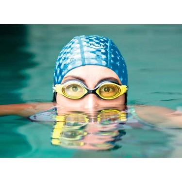 Imagem de Touca De Natação Speedo Comfort 3D Cap Impermeáv Azul