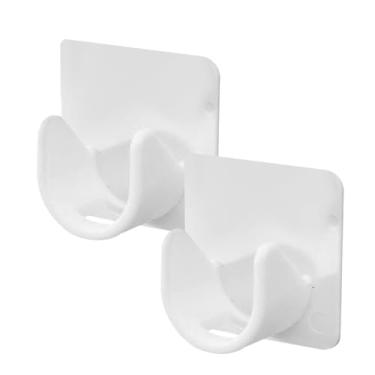 Imagem de Uonlytech 2 peças de suporte de varão de cortina sem perfuração para chuveiro e toalha de banheiro