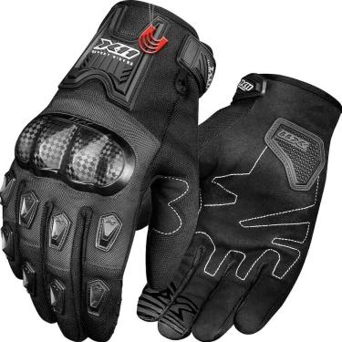 Imagem de Luva X11 Masculina Blackout 2 Touch Verão Moto Motoci Preto