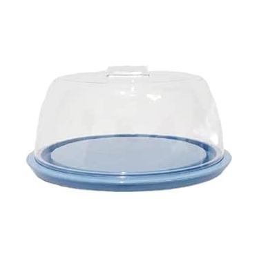 Imagem de Porta Queijo Acrílico Queijeira com Tampa Premium para Café da Manhã Elegance (AZUL)