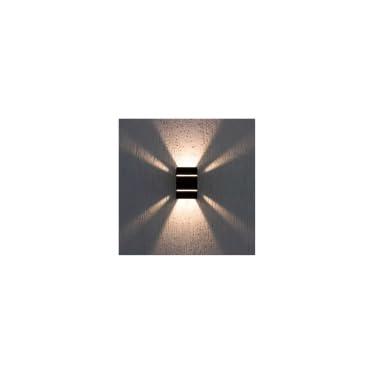 Imagem de Arandela 2 Aletas 2 Fachos CINZA CONCRETO