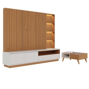 Imagem de Mesa Sala De Estar E Home Reno Freijo Off White Matte