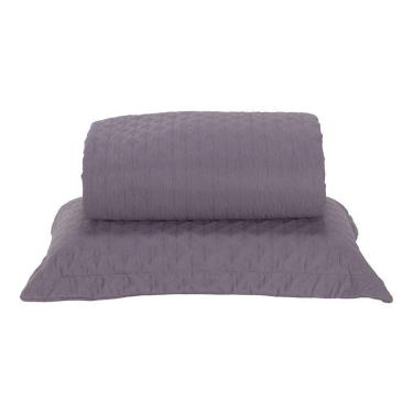 Imagem de Cobre Leito Solteiro Milão Dupla Face Micropercal 200 Fios 2 Peças - Lavanda