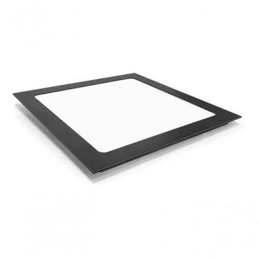 Imagem de Painel Flat Led 18w Embutir Preto Branco 6500k