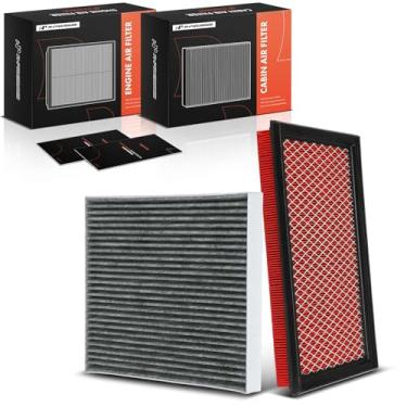 Imagem de A-Premium Filtro de ar para motor e cabine com carbono ativado compatível com Nissan Altima 2013-2018, Murano 2015-2024, Maxima 2016-2023, Pathfinder 2013-2020 e Infiniti QX60 2014-2020, JX35 2013