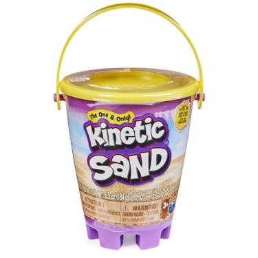 Imagem de Kinetic Sand, Mini balde com efeito de areia de 170 g para crianças a partir de 3 anos