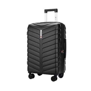 Imagem de Mala Travelux Titlis Pequena 10 Kg Preta - Expansível e Cadeado TSA