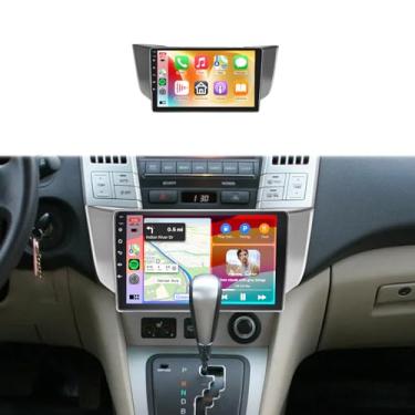 Imagem de Rádio estéreo 4 + 64 G para Lexus RX300 RX350 RX330 RX400H 2004-2009, tela sensível ao toque IPS de 9 polegadas/Android 13/Wireless CarPlay/Android Auto/DSP 32 EQ/GPS/WiFi/5.0Bluetooth/FM/SWC/AHD