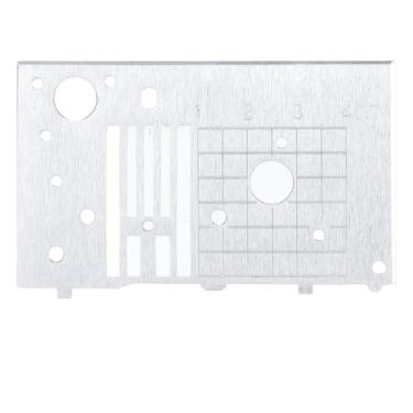 Imagem de Placa de agulha de ponto reto, placa de agulha de substituição de aço premium para máquina de costura para ce1100prw ce4400 ce5500 se9180 se9185 se9150 se9155 durável antidesgaste