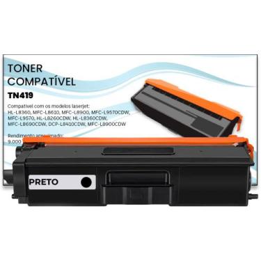 Imagem de Toner TN419 Preto compatível para brother MFCL8900CDW - Digital Qualy