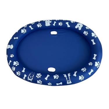 Imagem de Banheira para cães, banheira de chuveiro para cães | Boia antiderrapante inflável dobrável à prova de arranhões para piscina, tubulação de rio, cuidados à beira-mar, brincar com água para crianças