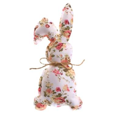 Imagem de Boneca de coelhinho de pelúcia - Boneca de coelho de enchimento de tigela de Páscoa | Ornamento de coelho de pelúcia de fazenda para primavera, grinalda, bandejas em camadas de casamento, prateleira