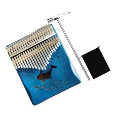 Imagem de Piano de dedo portátil Kalimba de 21 tons, som padrão, instrumento musical para iniciantes adultos