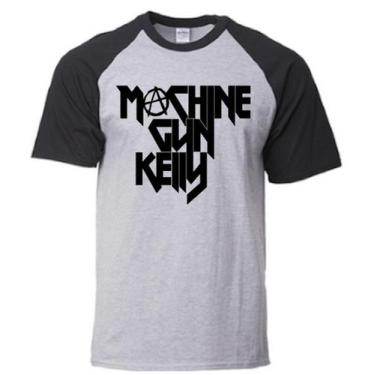 Imagem de Camiseta Machine Gun Kelly Exclusiva - Alternativo basico, Cinza-Preto