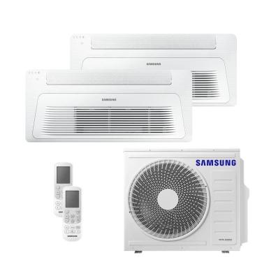 Imagem de Ar Condicionado Multi Bi Split K7 1V Samsung Wind Free 24000 BTU (1x1200+1x18000) Quente e Frio Inverter R410 220V