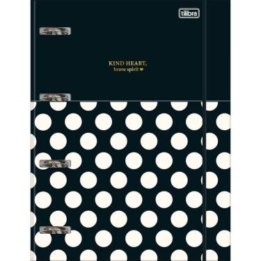 Imagem de Caderno Argolado Cartonado Universitário Com Elástico West Village 80 Folhas Tilibra Estampa 3