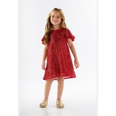 Imagem de Vestido Infantil em Paetê Forrado Up Baby-Feminino