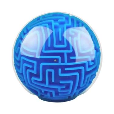 Imagem de Cubo Mágico Labirinto 3D Transparente Quebra-Cabeça De Velocidade Brin