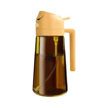 Imagem de Spray De Óleo De Vidro Escuro 470ML Dispensador De Azeite Bloqueador D