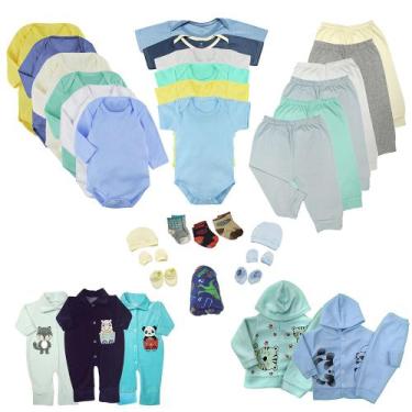 Imagem de Kit Bebê 35 Peças Enxoval Inverno Completo Bebê Quentinho - Koala Baby