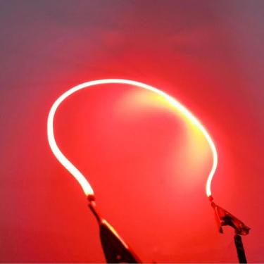 Imagem de QIROGKC Cordão de lâmpada LED de filamento flexível, 10 peças, design dobrável, 3 V, baixa tensão, seguro para projetos de artesanato DIY, decoração de casa, festa, casamento, iluminação vintage (185