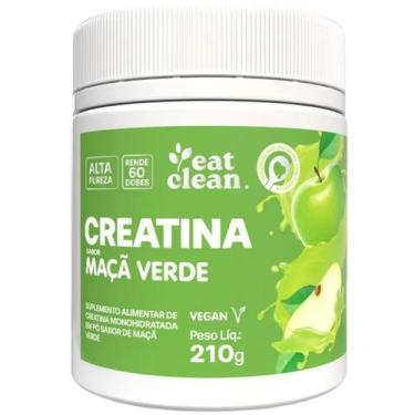 Imagem de Creatina Monohidratada Pote 210g Sabor Maçã Verde Eat Clean