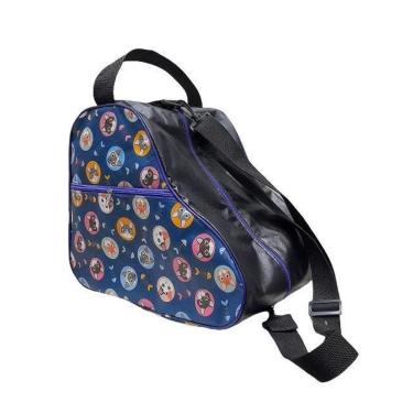 Imagem de Mochila Bolsa P/Patins Quad Infantil Patinação-Gatinho/Preto