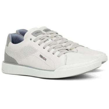 Imagem de Sapatênis Masculino Ferracini 24h Casual Couro Com Cadarço Elástico 1063-Masculino