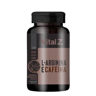 Imagem de L-Arginina + Cafeína - 60 Cápsulas-Unissex