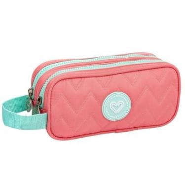 Imagem de Estojo Duplo Escolar Feminino-Feminino