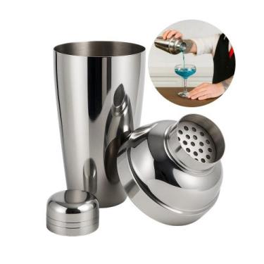 Imagem de Coqueteleira Aço Inox 750ml Bar Man Profissional Inox Drink Caipirinha