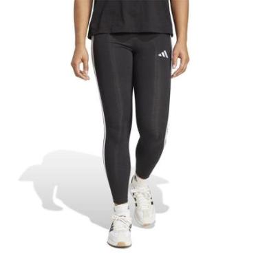 Imagem de Calça Legging Adidas Feminina Algodão Essentials 3-Stripes Treino-Feminino