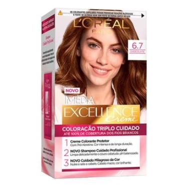 Imagem de Coloração Imédia Excellence L’Oréal Paris – Tons Castanhos 6.7 Chocolate-Unissex