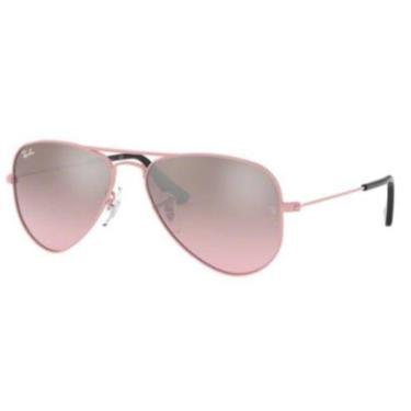 Imagem de Óculos Solar Infantil Ray Ban Junior Aviador Rj9506s 211/7e 52  Lente  Degrade Prata-Feminino