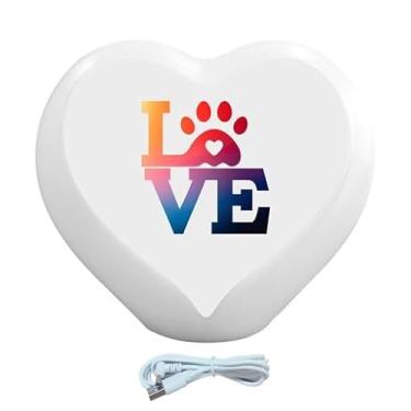 Imagem de Luminária Coração Love Pet USB