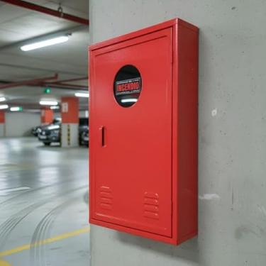 Imagem de Abrigo 75x45x17 De Mangueira Hidrante Incêndio Sobrepor