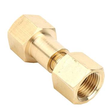 Imagem de Adaptador de Tanque de CO2 para Regulador de Argônio, CGA-320 para CGA-580 Adaptador de Cilindro de Bronze CO2 para Regulador de Argônio, Peças de Reposição para Equipamentos de