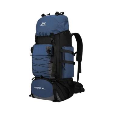 Imagem de Mochila Grande De 90L Para Viagens Ao Ar Livre, Camping E Caminhadas, 